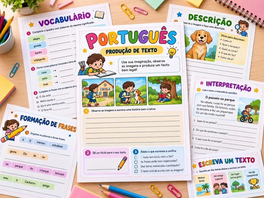 Exemplo: Produção e Vocabulário